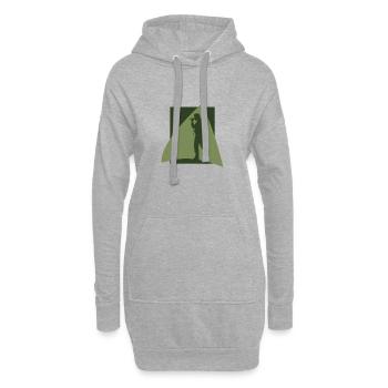 Streetmind Beatbox Beatboxer - Sweat-shirt à capuche long Femme - gris chiné - Devant