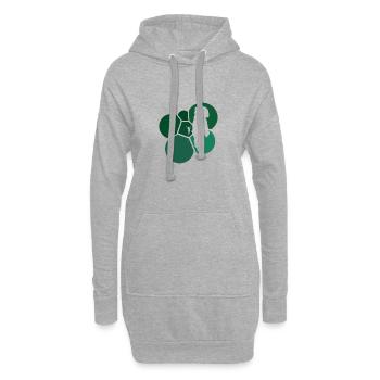 Grimpeur Alpinisme Grimpeur - Sweat-shirt à capuche long Femme - gris chiné - Devant