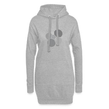 Kletterer Seilklettern Alpinist - Hoodie-Kleid - Grau meliert - Vorne