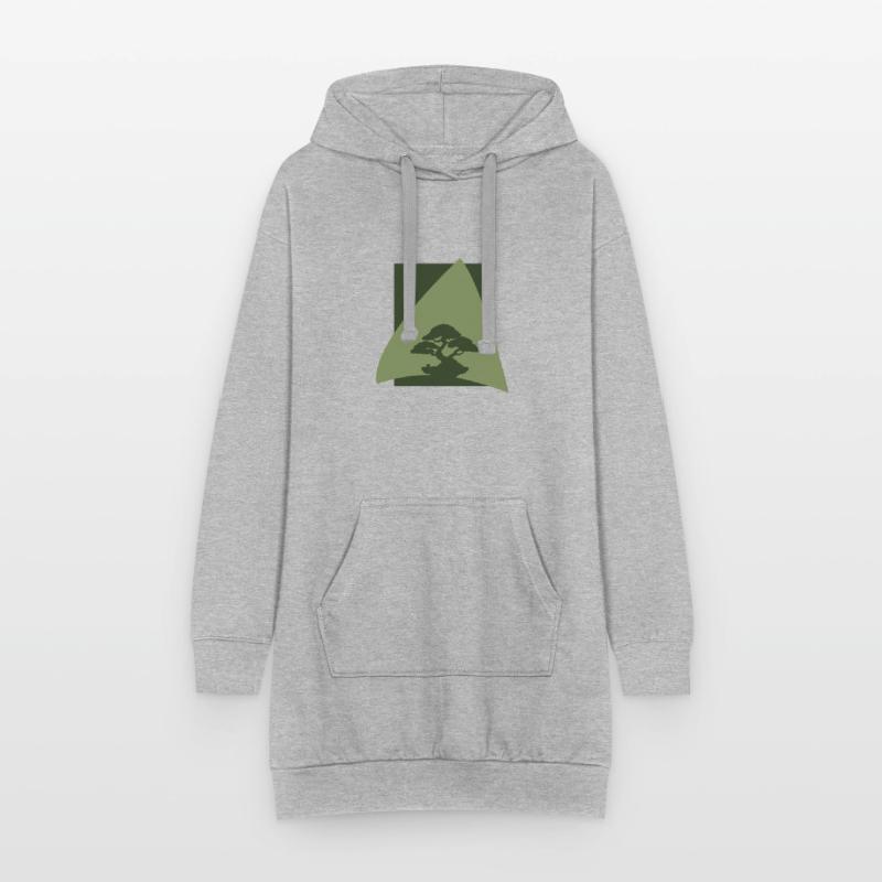 Tree, Tree, Tree, Tree Hoodie Dress