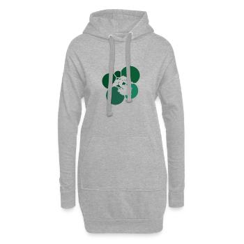 Bäume Bäume Baum - Hoodie-Kleid - Grau meliert - Vorne