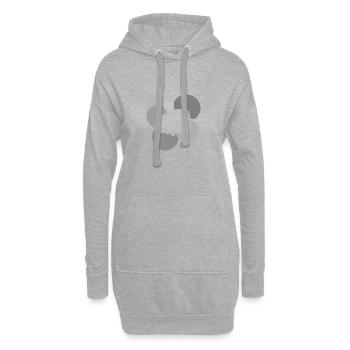 Bus Schulbus Schulbus - Hoodie-Kleid - Grau meliert - Vorne
