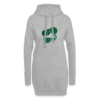 Zirkuszelt Zirkuszelt Akrobatik - Hoodie-Kleid - Grau meliert - Vorne