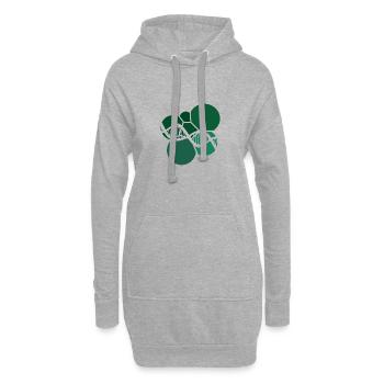 Biologie Zoologie Biologie - Sweat-shirt à capuche long Femme - gris chiné - Devant