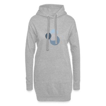 Rucksack Backpacking Backpacker - Hoodie-Kleid - Grau meliert - Vorne