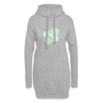 Boomerang Lancer Bâton de Lancer - Sweat-shirt à capuche long Femme - gris chiné - Devant