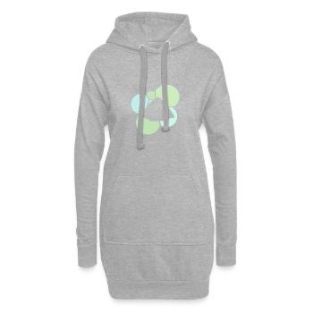 Tente Camper Scout - Sweat-shirt à capuche long Femme - gris chiné - Devant