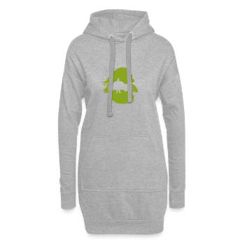 Mécanicien automobile d’atelier Mécanicien automobile - Sweat-shirt à capuche long Femme - gris chiné - Devant