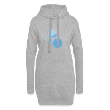 Fabeltier Fabelwesen Fabel - Hoodie-Kleid - Grau meliert - Vorne