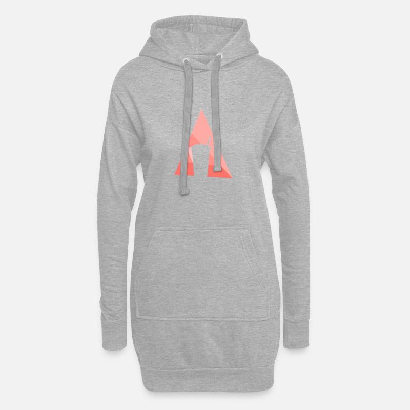 Bubble Tea Boba Tee - Hoodie Dress - heather grey