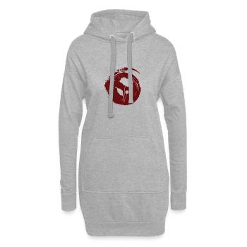 Fleuriste Hobby Jardinier Flower Power - Sweat-shirt à capuche long Femme - gris chiné - Devant