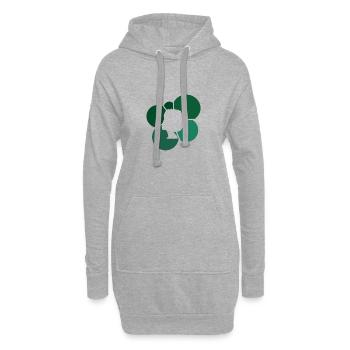 Afro Soul - Hoodie-Kleid - Grau meliert - Vorne