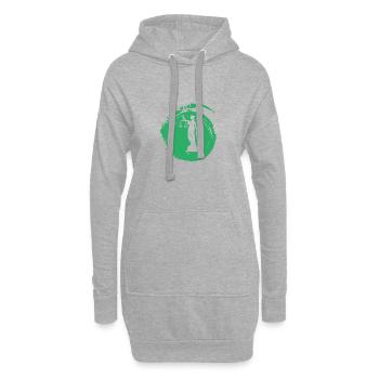 Gericht Richter Anwalt - Hoodie-Kleid - Grau meliert - Vorne