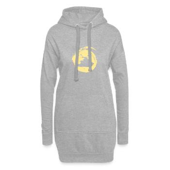 Sports nautiques Motoneige Bateau - Sweat-shirt à capuche long Femme - gris chiné - Devant