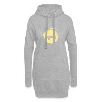 Reifen Monstertruck - Hoodie-Kleid - Grau meliert - Vorne