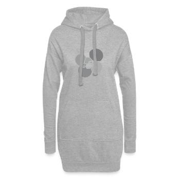 Maehdrescher Hof - Hoodie-Kleid - Grau meliert - Vorne