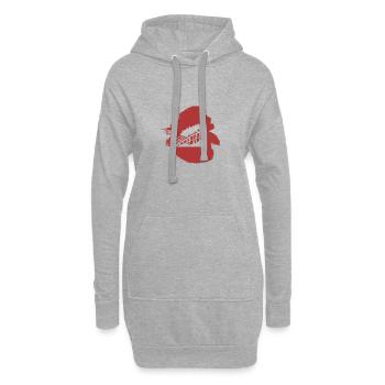Riesenrad Rummel rollercoaster - Hoodie-Kleid - Grau meliert - Vorne