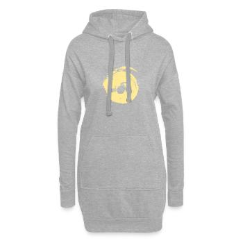 Landwirtschaft Mähdrescher Hof - Hoodie-Kleid - Grau meliert - Vorne