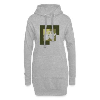 Moissonneuse-batteuse Agriculture Agriculteur - Sweat-shirt à capuche long Femme - gris chiné - Devant