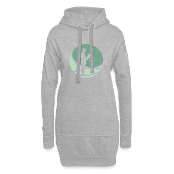 Anwalt Gericht - Hoodie-Kleid - Grau meliert - Vorne