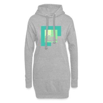 Wassersport Motorboot Wakeskate - Hoodie-Kleid - Grau meliert - Vorne