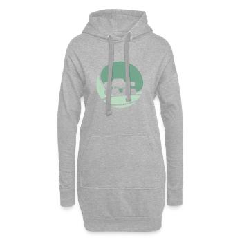 Monstertruck Gelaende Reifen - Hoodie-Kleid - Grau meliert - Vorne
