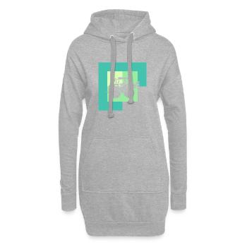 Bauer Ranch Landwirtschaft - Hoodie-Kleid - Grau meliert - Vorne