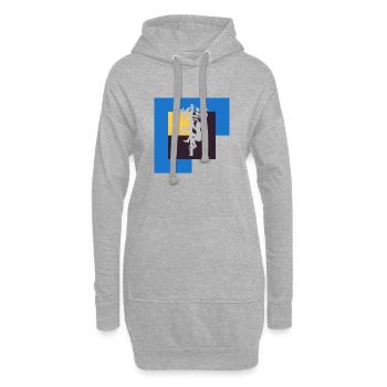 Grimpeurs Grimper Accrobranche - Sweat-shirt à capuche long Femme - gris chiné - Devant