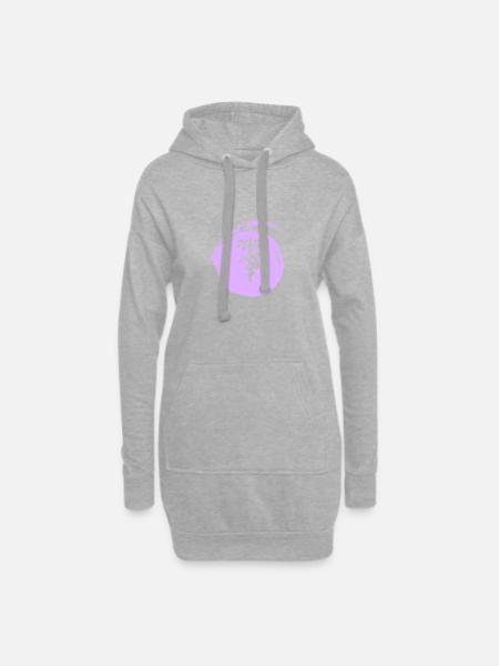 Klettern Kletterer - Hoodie-Kleid - Grau meliert