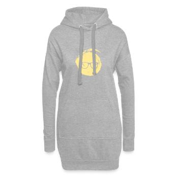 Lire le roman Bookworm - Sweat-shirt à capuche long Femme - gris chiné - Devant