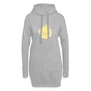 Vegan Veganer Droits des animaux - Sweat-shirt à capuche long Femme - gris chiné - Devant
