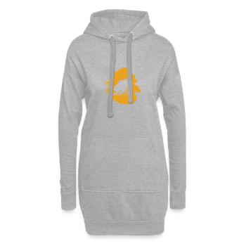 Achterbahn Rummel - Hoodie-Kleid - Grau meliert - Vorne