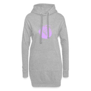 Équipement d’accrobranche - Sweat-shirt à capuche long Femme - gris chiné - Devant
