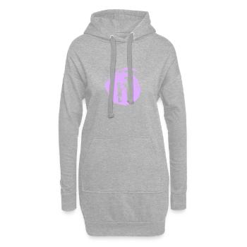 Enseignant Enseignant Enseignant Primaire - Sweat-shirt à capuche long Femme - gris chiné - Devant