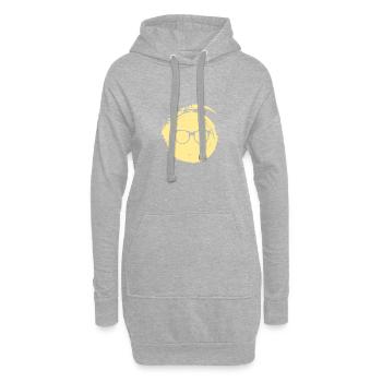 Livre Auteur Littérature - Sweat-shirt à capuche long Femme - gris chiné - Devant