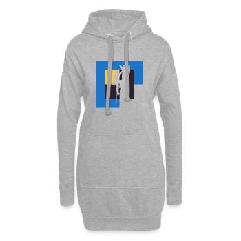 Ausruestung Kletterer Klettern - Hoodie-Kleid - Grau meliert - Vorne