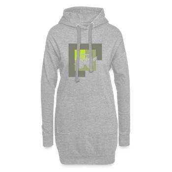 Farmer Farm Ranch - Hoodie Dress - heather grey - Front