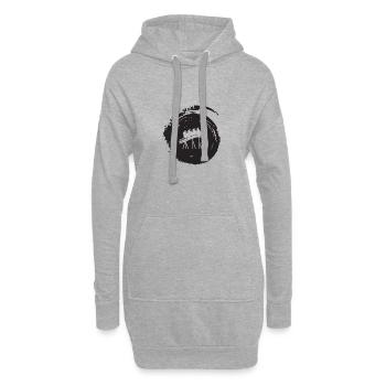 Riesenrad Maßkrug Lukas - Hoodie-Kleid - Grau meliert - Vorne