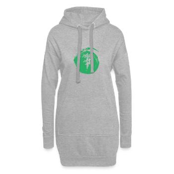 Escalade Crampons Escalade - Sweat-shirt à capuche long Femme - gris chiné - Devant
