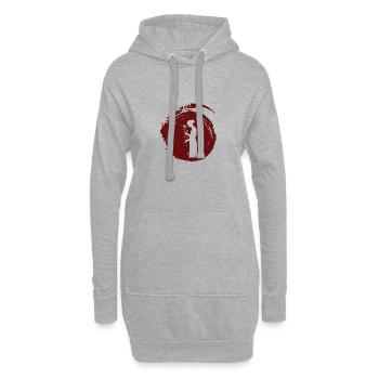 Floristik Florist Garten - Hoodie-Kleid - Grau meliert - Vorne
