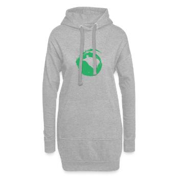 Wingsuit Fliegen Stuntman Gleiten - Hoodie-Kleid - Grau meliert - Vorne