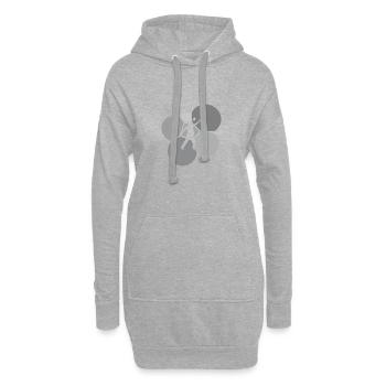 Jeu de sacs de cornhole - Sweat-shirt à capuche long Femme - gris chiné - Devant