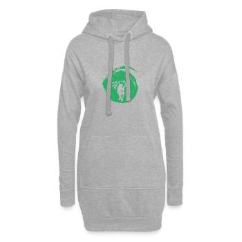 Sommeil paresseux Se détendre - Sweat-shirt à capuche long Femme - gris chiné - Devant