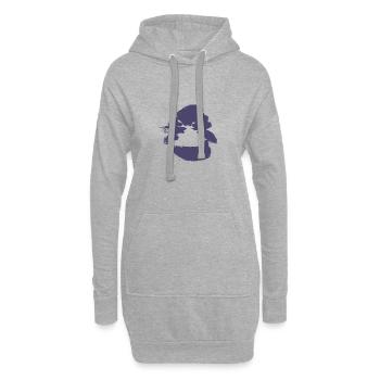 Wassersport Boot Wasserski - Hoodie-Kleid - Grau meliert - Vorne