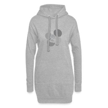 Sports nautiques Motoneiges - Sweat-shirt à capuche long Femme - gris chiné - Devant