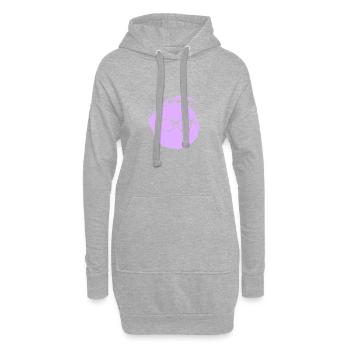 Livre Littérature - Sweat-shirt à capuche long Femme - gris chiné - Devant
