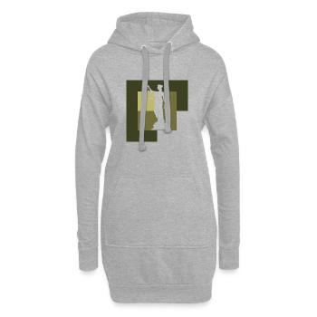 Richter Gericht - Hoodie-Kleid - Grau meliert - Vorne