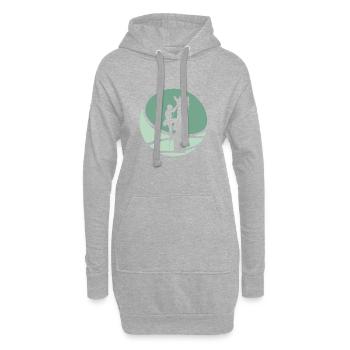Matériel d’escalade Climbing Monkey - Sweat-shirt à capuche long Femme - gris chiné - Devant