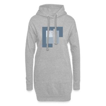 Recht Anwalt - Hoodie-Kleid - Grau meliert - Vorne