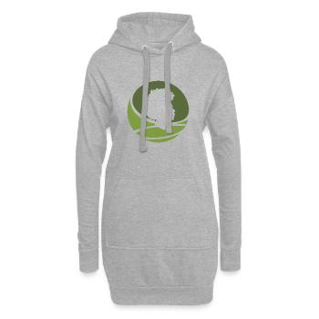 Soul Afro - Hoodie-Kleid - Grau meliert - Vorne